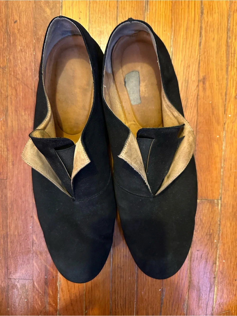 Classic Black Suede Slip-On Loafers for Men